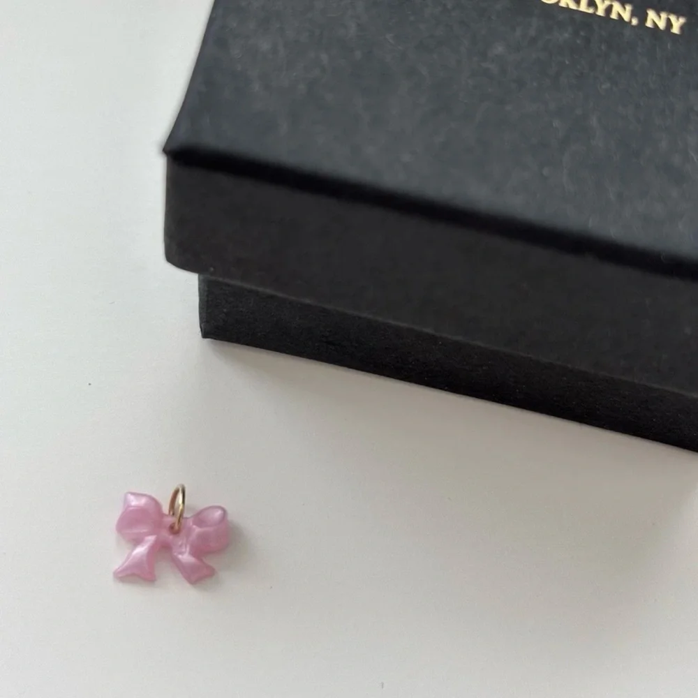 Catbird 14k Pink Bow Charm 🎀 - Picture 3 of 7